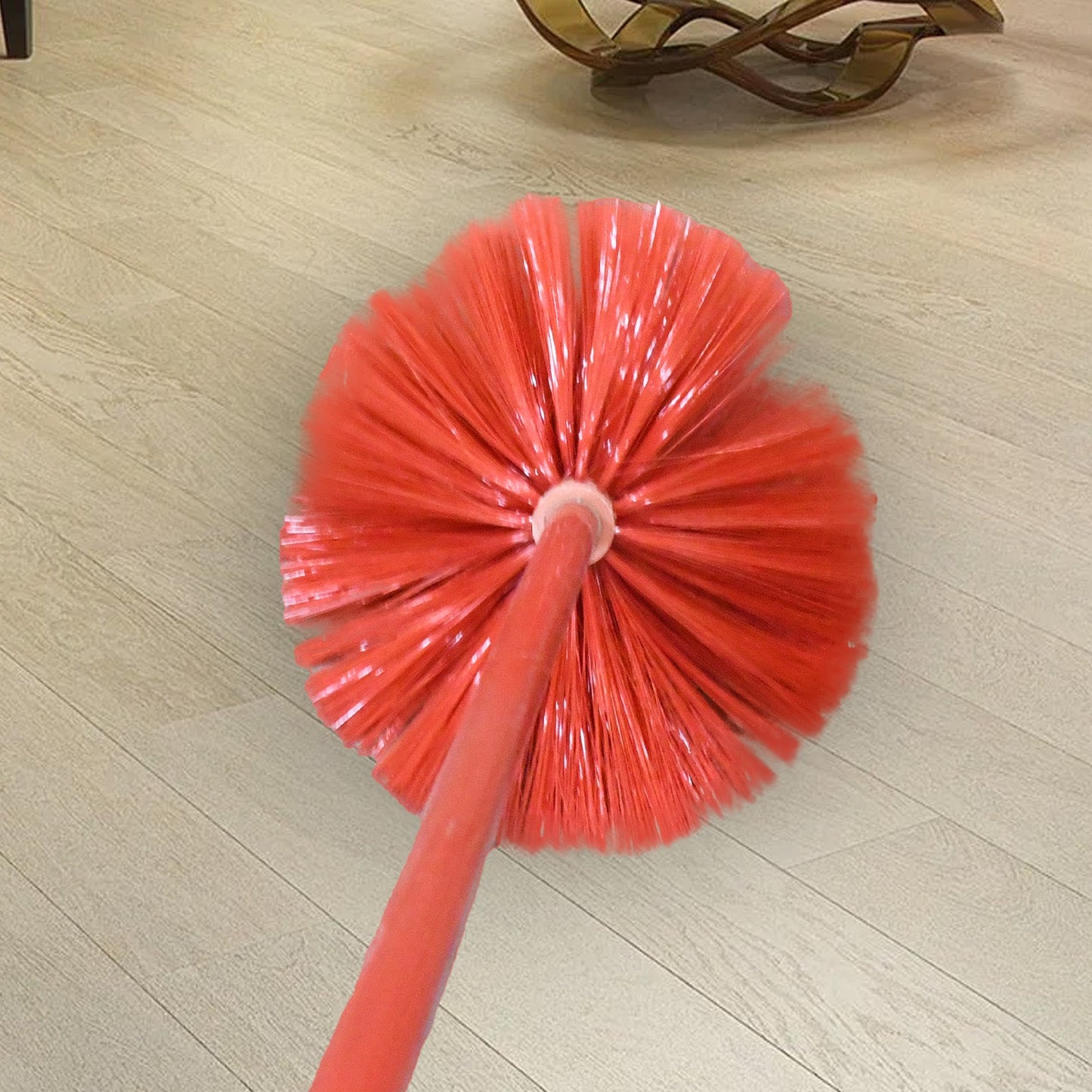 90-inch Metal Extendable Cobweb Brush â€“ Ceiling, Fan & Light Dust Cleaning (MOQ: 3)