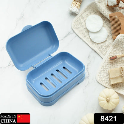 Soap Dish with Drain Soap Holder, Soap Saver Easy Cleaning, Soap Tray for Shower Bathroom Kitchen ,Sabudani (1 Pc)