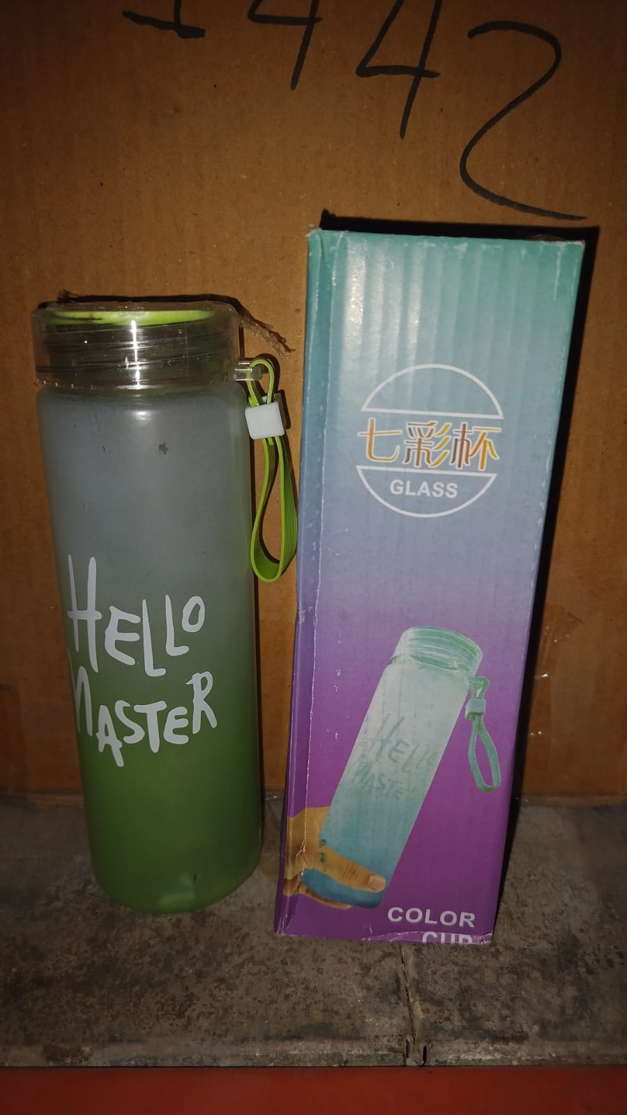 Motivational Glass Water Bottle Colorful potable Water Glass Bottle With Rubber Band,Â Daily Intake Hourly Water Bottle to Ensure You Drink Enough Water Throughout The Day Reusable Cycling Gym, Workout Fitness Bottle (350 ML)