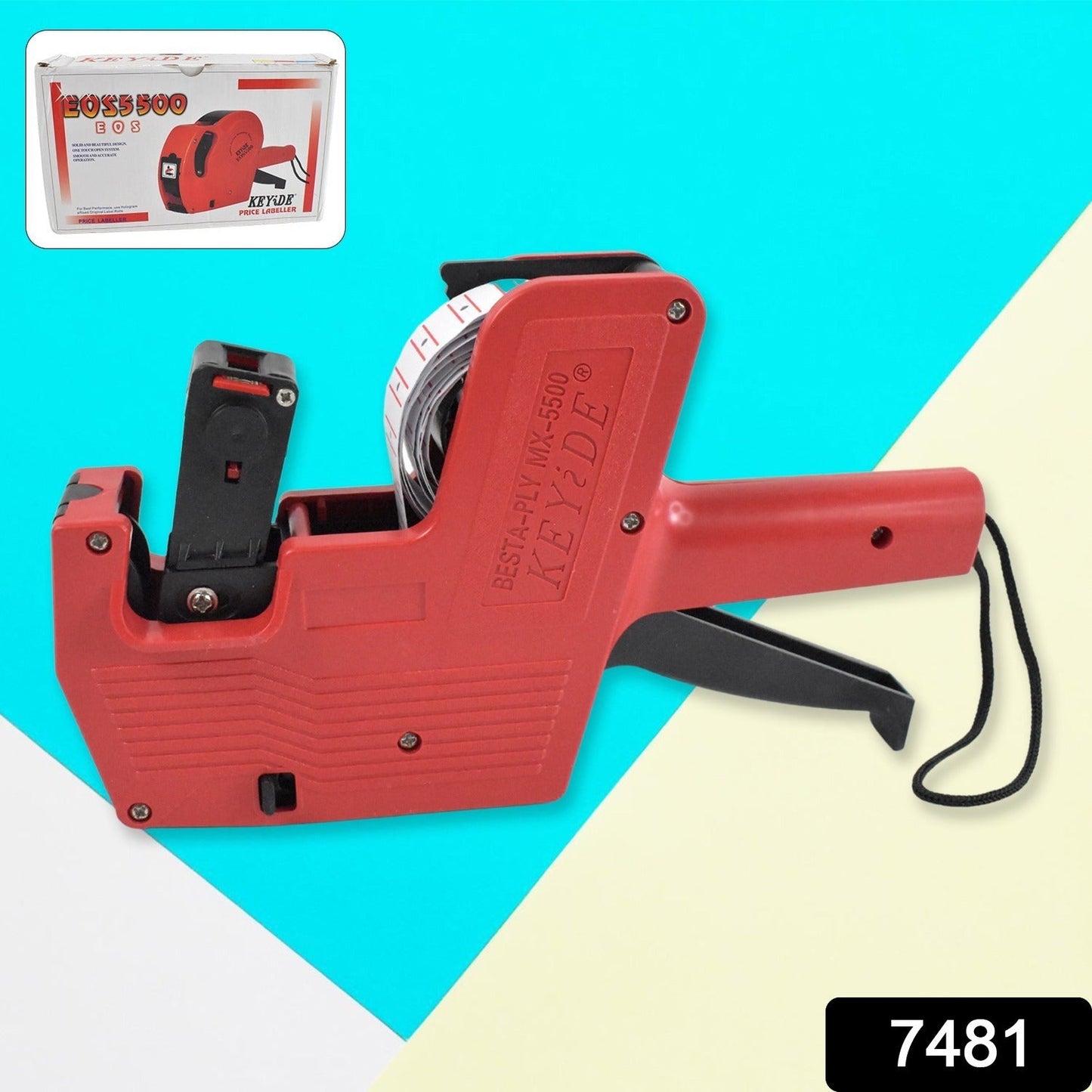 Handheld 8-Digit Plastic Price Tag Gun â€“ Ideal for Retail & Market Price Tagging