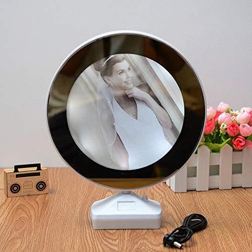Plastic 2 in 1 Mirror Come Photo Frame with Led Light Diwali Special