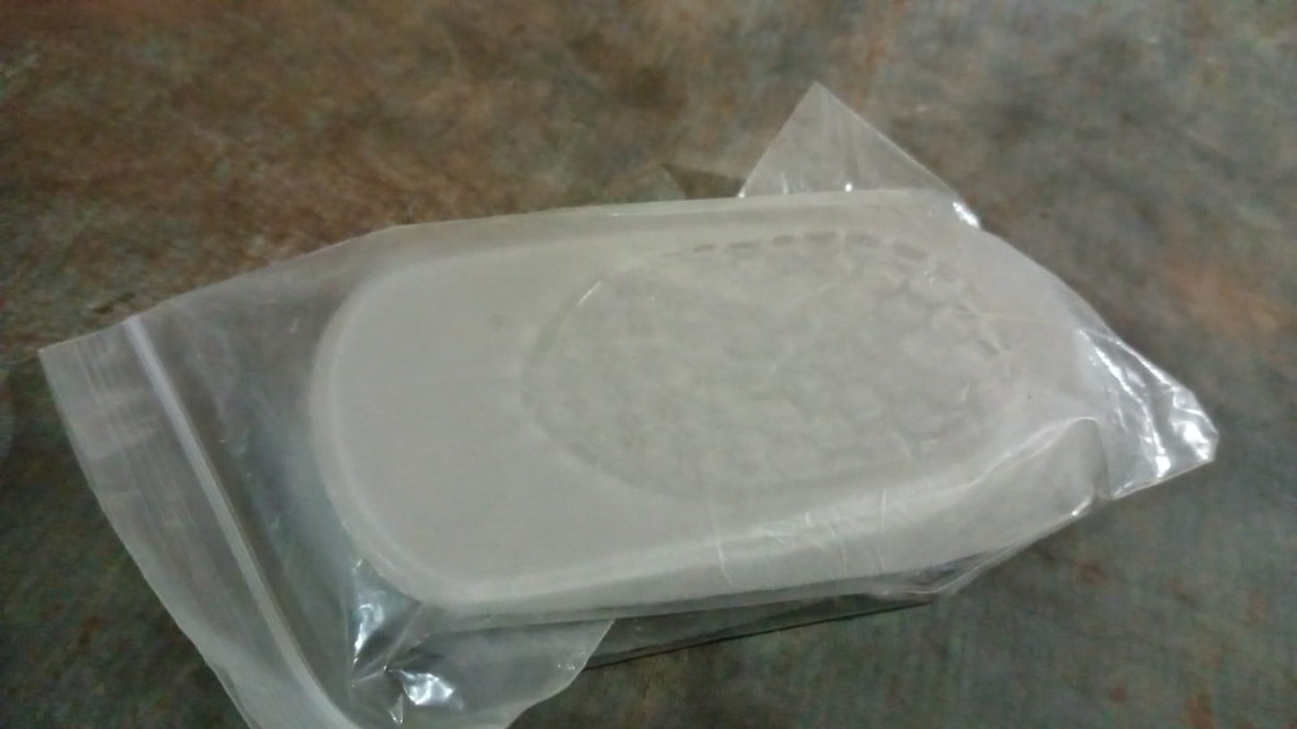 1 Pairs Silicone Heel Pads, Shoes Insole (12Ã—7Ã—2 Cm)