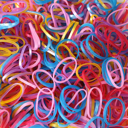 Multicolor Rubber Bands (Elastic & Reusable, Office & Home), Hair accessories