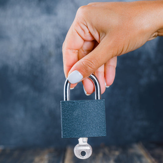 Iron Padlock with Brass Core for Home & Outdoor Security (60mm)