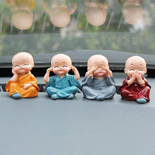 Baby Buddha 4Pc and show piece used for house, office and official decorations etc. Diwali Special