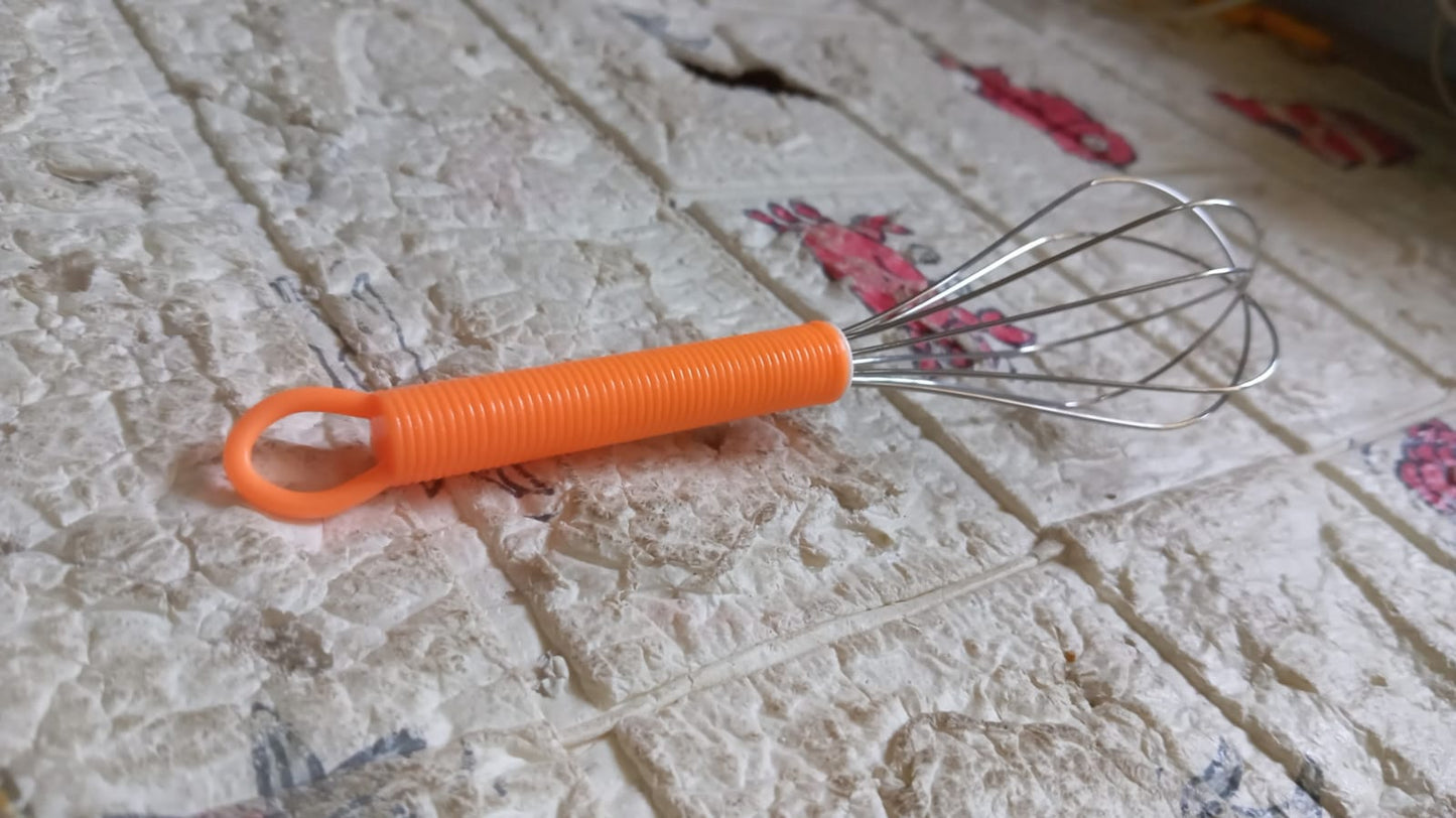 Stainless Steel Manual Whisk â€“ Cream, Flour & Egg Mixer (16 Cm)