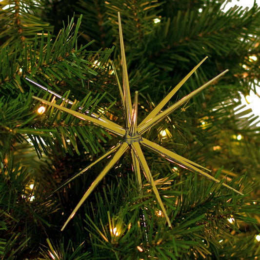3D Gold Star Hanging Decoration Star, Acrylic Look  Hanging Luminous Star for Windows, Home, Garden Festive Embellishments for Holiday Parties Weddings Birthday Home Decoration (Medium) Diwali Special
