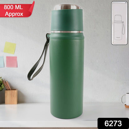 SUS 304 Stainless Steel Vacuum Insulated Bottle â€“ 800ml Approx