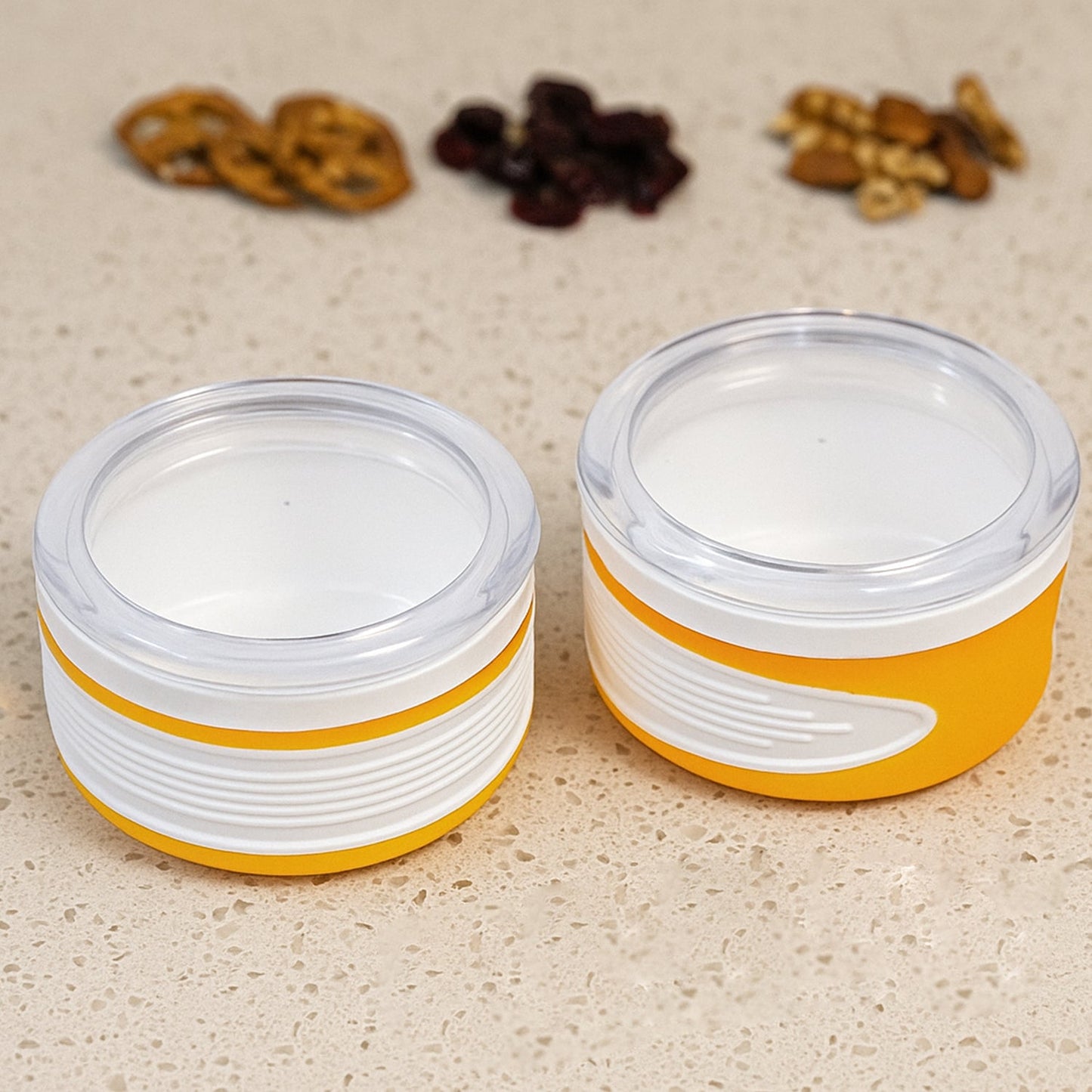 Airtight Plastic Storage Container Set (2 pieces, 550ml)