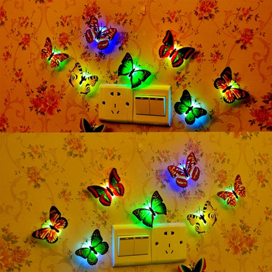 The Butterfly 3D Night Lamp Comes with 3D Illusion Design Suitable for Drawing Room, Lobby. Diwali Special