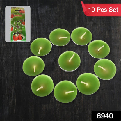 8-9 Hour Unscented Smokeless Candles â€“ For Diwali, Christmas, Weddings, Parties & Mood Dinners, Diwali (10 Pc)