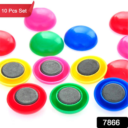 Durable Magnetic Button Set for Kidsâ€™ Experiments (10 Pc, Round Shape)