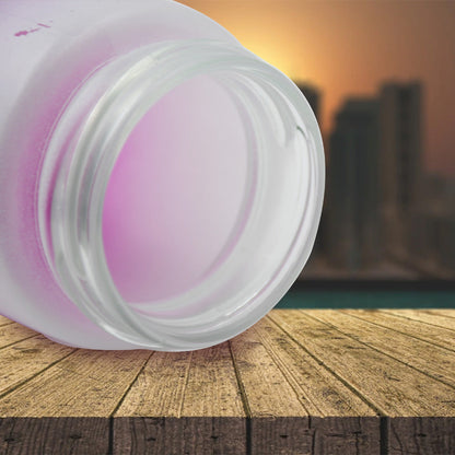 Motivational Glass Water Bottle Colorful potable Water Glass Bottle With Rubber Band,Â Daily Intake Hourly Water Bottle to Ensure You Drink Enough Water Throughout The Day Reusable Cycling Gym, Workout Fitness Bottle (350 ML)