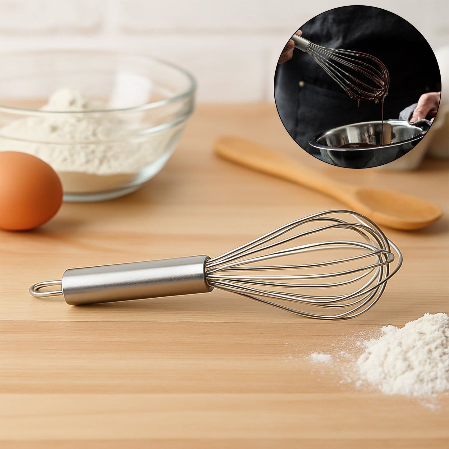 Small Stainless Steel Balloon Whisk