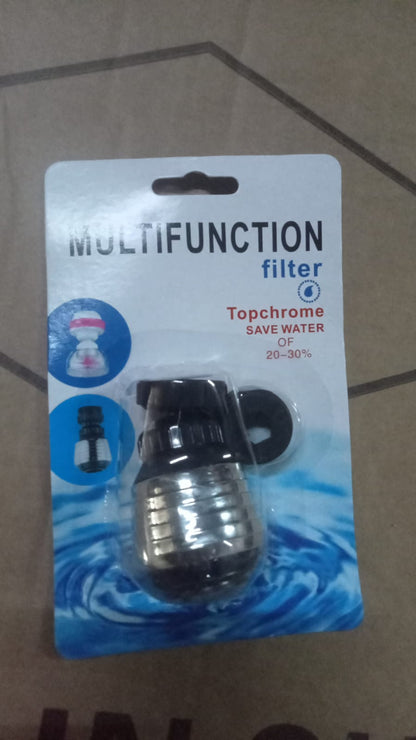 Faucet Bubbler, Faucet Aerator, Water Filter 360Â° Sink Use for Kitchen, Bathroom, Home Use, High Pressure Power Spray, Plating, for Kitchen Bathroom (1 Pc)