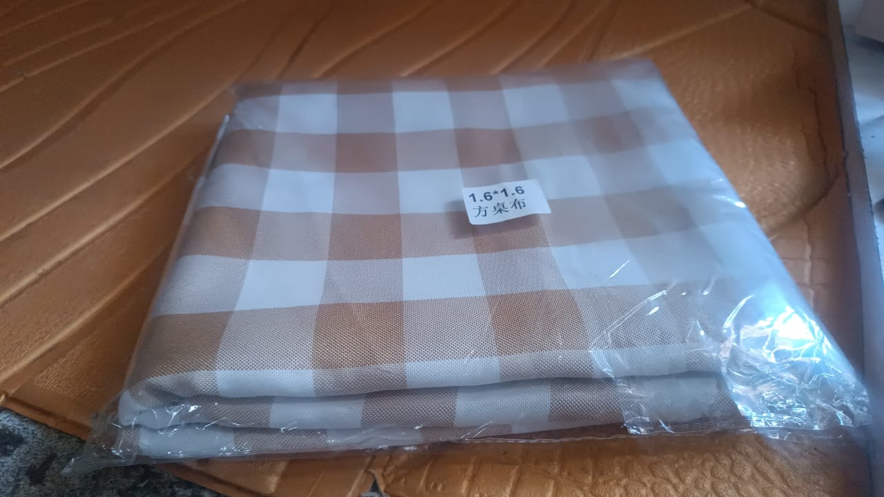 Reusable Table Cloth / Cover for Dining Picnic (160Ã—160 Cm / 1 Pc)
