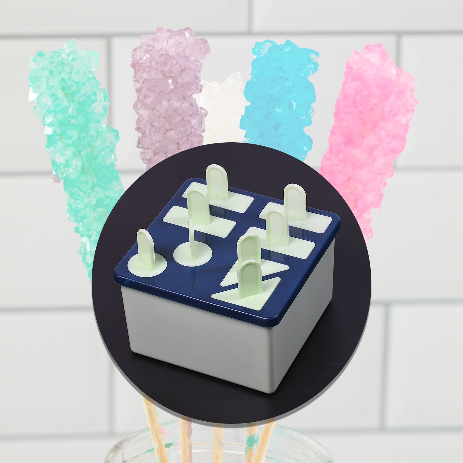 Kulfi mold with separate slots for sicles