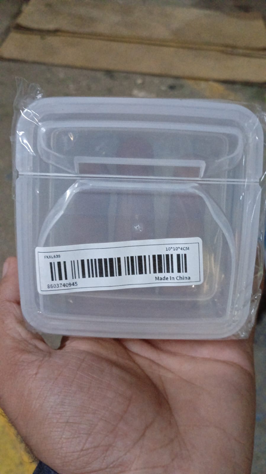 Transparent Storage Box Food Storage (1 Pc / 10Ã—10 CM)