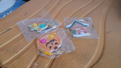 Silicone Push Bubble Fidget Keychain Toy (1 Pc)