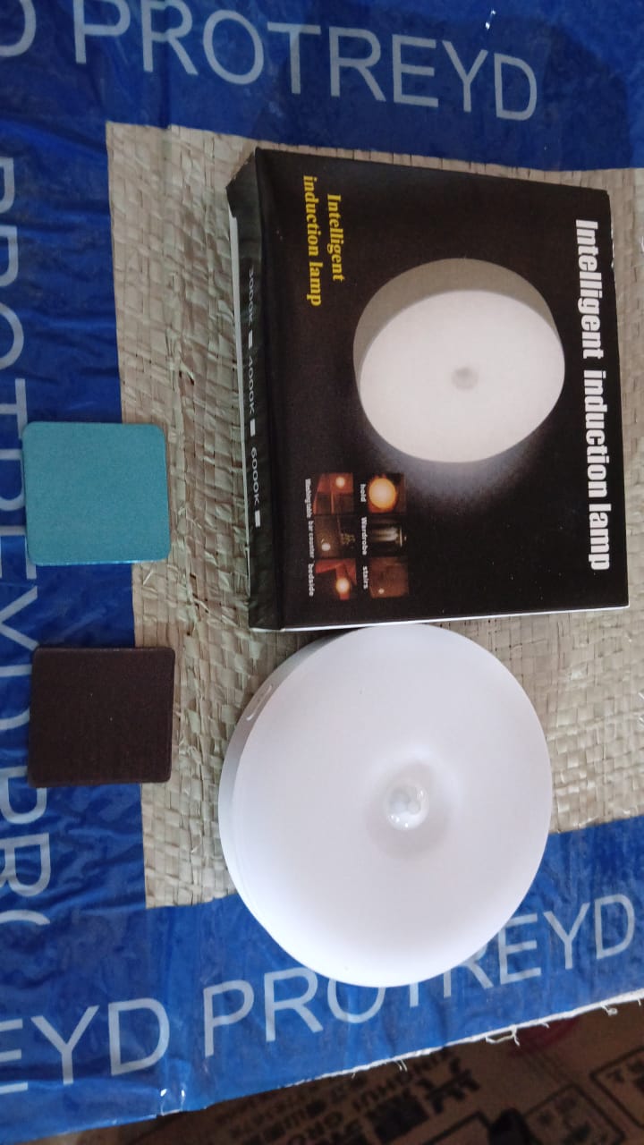 8 LED Night Lights With USB Charging & Double-Sided Adhesive PadsÂ (1 Pc)