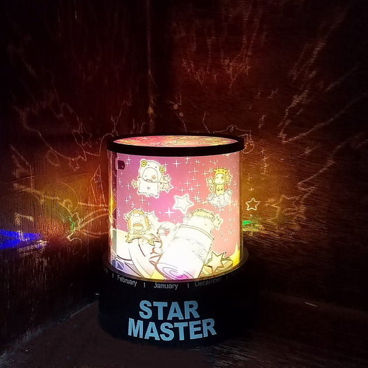 LED Projector Night Light – 3 Battery Lamps with Rotating Music, Ideal for Kids & Home Decor (1 Pc, Battery Not Included) Diwali Special
